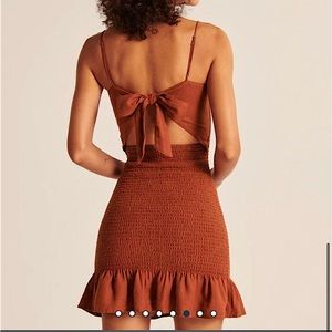 Abercrombie Mini Dress Bow Back NWT